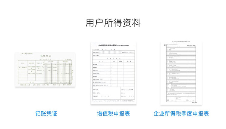 用户所得资料